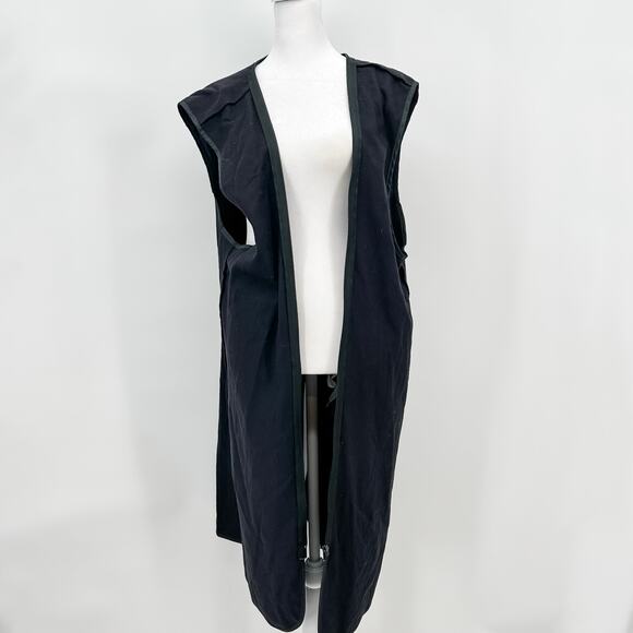 Burberry Trench Long Coat Kensington Coat Brown Green Belt Jacket Wool 14 P - Picture 8 of 15